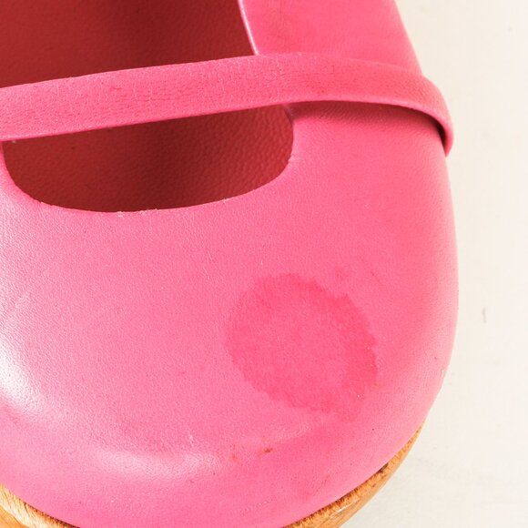 Marni Fuchsia Leather Clog - Picture 7 of 9
